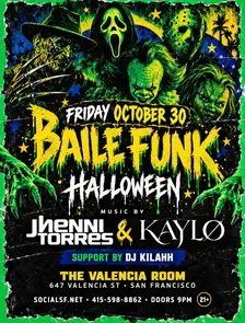 BAILE FUNK HALLOWEN - THE VALENCIA ROOM