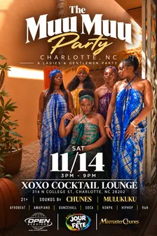 The Muu Muu Party | Charlotte Afrobeat Hiphop RnB Dancehall Konpa