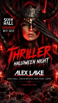 OFFICIAL HALLOWEEN PARADE AFTER PARTY @ SONY HALL NYC - THRILLER HALLOWEEN PARTY