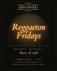 Reggaeton Fridays @ The Delancey