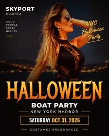 Saturday Night Halloween Boat Party Cruise @ Skyport Marina