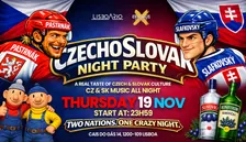 CZECHOSLOVAK PARTY 🇨🇿🇸🇰 | FREE ENTRANCE (men & women) until 1:00am