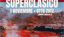 Boca VS River, 1 Nov 26. 16.30hrs