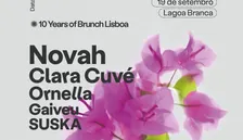 Brunch Electronik Lisboa 2026 #7: Novah, Clara Cuvé, Ornella, Gaiveu, SUSKA
