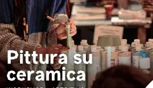 Pittura su ceramica + aperitivo