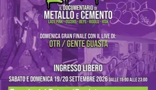 VANDALS 2: Metallo e Cemento presenta OTR / GENTE GUASTA / INGRESS LIBERO