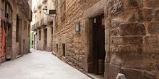Entrada a la Sinagoga Mayor de Barcelona