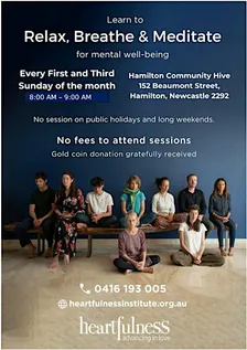 Free Meditation - Uplift your wellbeing @ Hamilton, Newcastle, NSW