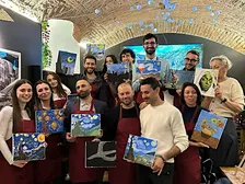 Art and Wine at Dasein - Paint and Sip in Milano