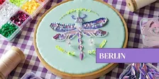 The Iridescent Dragonfly: Beads and Sequins Embroidery in Berlin
