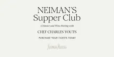 Supper Club at Clearfork Neiman Marcus-  Thursday, October 29,  5:30pm