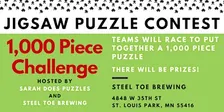 Team CHALLENGE Jigsaw Puzzle Contest at Steel Toe Brewing - December 2026