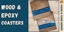Wood & Epoxy Coasters