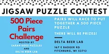 CHALLENGE Pairs Jigsaw Puzzle Contest at Delta Beer Lab - November 2026