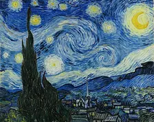 Step-by-step - Starry Night