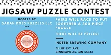 Pairs Jigsaw Puzzle Contest at Indeed Brewing - December 2026