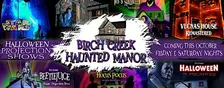 Halloween - Birch Creek  Haunted Manor Projection Show