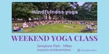 Saturday Outdoor Yoga in Milan with Ozzy