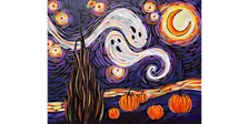 Van Gogh’s Starry Night - Halloween II - Paint and Sip in Norfolk | Classpop!™