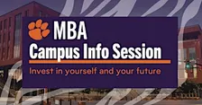 Clemson MBA Group Info Session | Students, Faculty & Staff ONLY