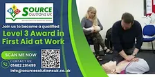 Level 3 Award in First Aid at Work - 3 Day Course - £240