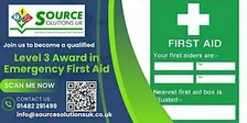 Level 3 Emergency First Aid at Work - 1 Day Course - £108