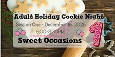 Adult Holiday Cookie Night- Session 1