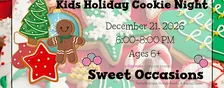 Kids Holiday Cookie Night
