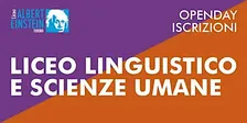 OPEN DAY LICEO LINGUISTICO E LICEO DELLE SCIENZE UMANE a.s. 2027-2028