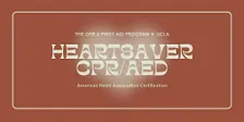 AHA Heartsaver CPR/AED Course