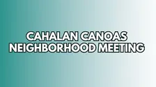 Cahalan Canoas Neighborhood Association Meeting
