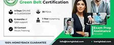 Lean Six Sigma Green Belt Certification Bootcamp in Montgomery County, PA