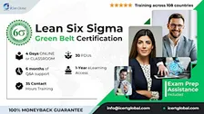 Lean Six Sigma Green Belt Certification Bootcamp in Lamont, CA