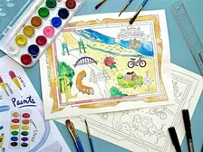 Watercolor Worlds: Intro to Watercolor at The Paladins League