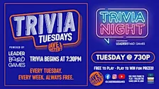 Trivia Night | Dave & Buster's - Niles OH - TUE 730p @LeaderBoardGames