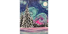 Starry Night in Winter - Paint and Sip in Tyler | Classpop!™
