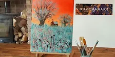 ‘Frost at dusk‘ Painting Workshop @ Chirpy, Chapel Allerton - Leeds