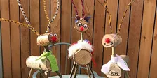 Make a Festive Wooden Reindeer at Kingfisher Barn