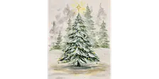 Shimmering Evergreen - Paint and Sip in Tyler | Classpop!™