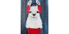 Yep, it's a Llama in a Turtleneck - Paint and Sip in Norfolk | Classpop!™