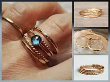 Make Your Own Stack of Gold Rings Workshop