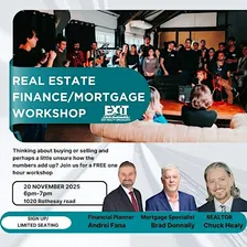 Free  Mortgage/Finance Ready Workshop