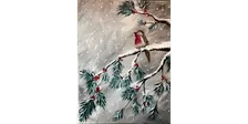 Winter Chickadee - Paint and Sip in Norfolk | Classpop!™