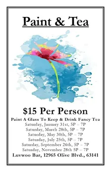 Paint & Tea at Luvwoo Bar ($15)