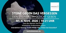 FRAUENZEIT: STEINE GEGEN DAS VERGESSEN I Hilden bei Düsseldorf