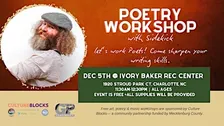 Poetry Workshop with Spoken word artist Sidekick!