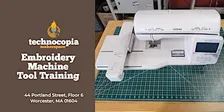 Embroidery Machine Tool Training