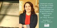 Landmark Lecture:  Armistead Peter 3rd and the Creation of a House Museum