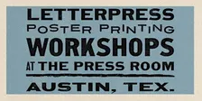 Letterpress Poster Printing Workshop