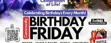 Community Birthday Friday - DECEMBER BORN